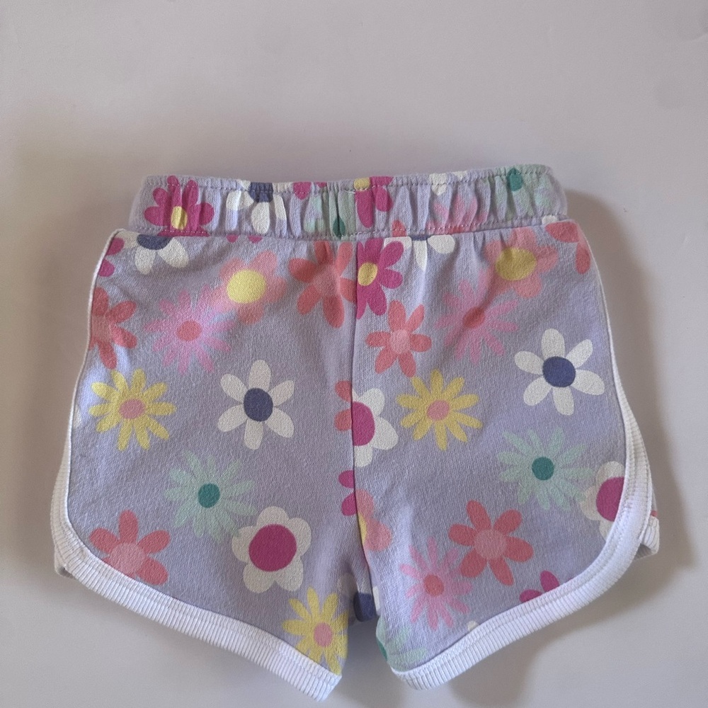 Jumping Beans Floral Baby Shorts - Pink, Purple, White